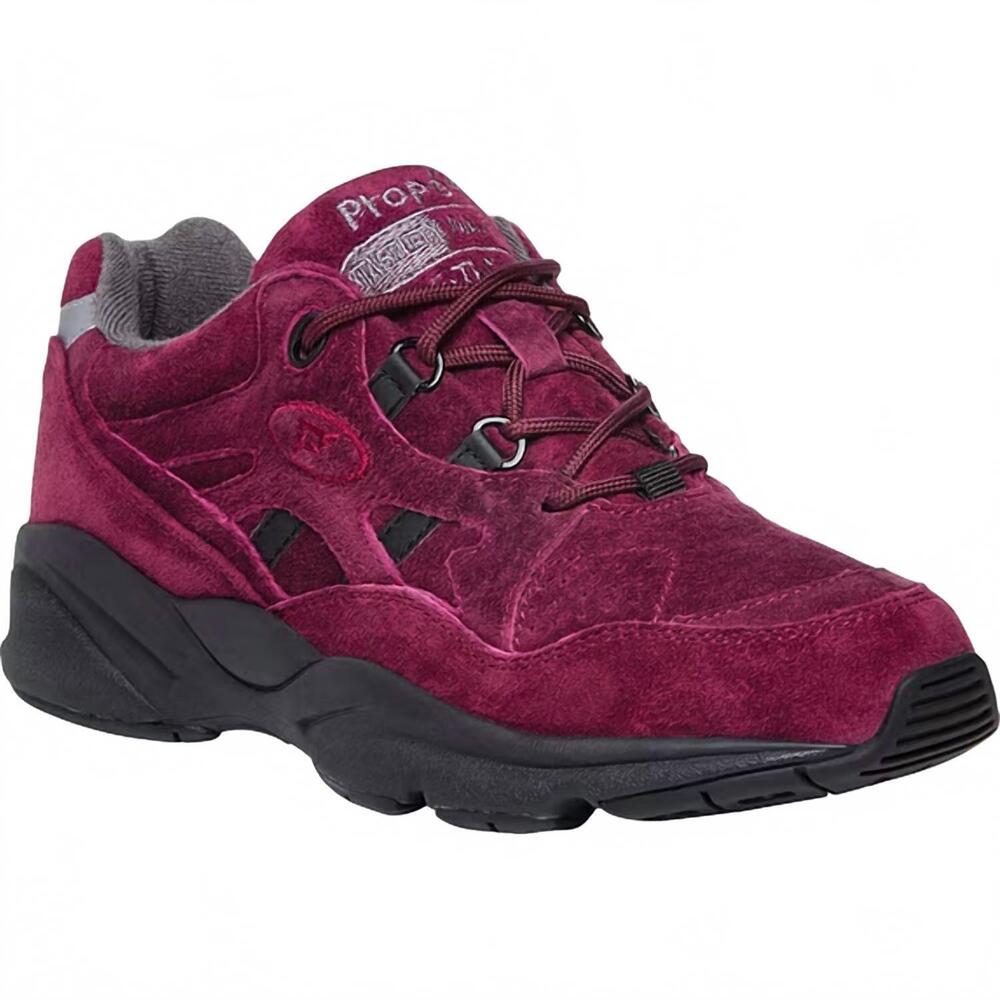 NEW PROPET women's stability walker athletic shoe in berry suede